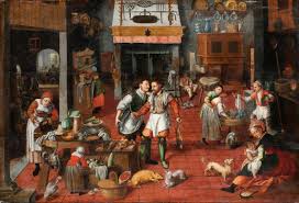 Kitchen Workers 1565 Google Art Project Painting Cleve