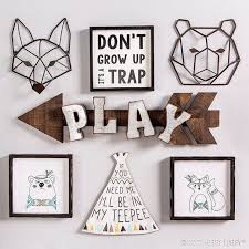 Don T Grow Up It S A Trap Shop This Gallerywall Look Via The Link In Our Profile Hobbylobbystyle Toddler Boys Room Farmhouse Gallery Wall Toy Rooms