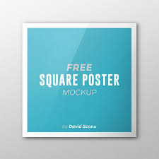 Free Square Poster Mockup Many Options On Behance Poster Mockup Postcard Mockup Mockup