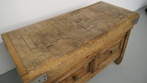 C 1800 S French Butcher Block Table W Drawers 1stdibs Com Butcher Block Tables Butcher Block French Country Furniture