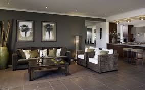 Wasn T Sure If Brown Grey Would Go Seeing It Like This Makes Me Think It Does Home Grey Tiles Living Room Feature Wall Living Room
