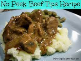 No Peek Beef Tips Recipe Beef Tip Recipes No Peek Beef Tips Beef Tips