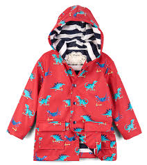 Hatley Clothing Boys Raincoat Scooting Dinos Skin Bliss