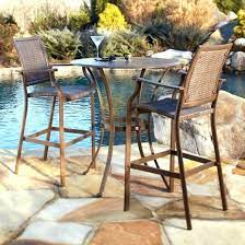 As you shop, take these things into consideration so you find a set that works best for the space you have. Ever Beautiful Counter Height Outdoor Table And Chairs Bistro Table Outdoor Outdoor Patio Furniture Modern Patio Furniture