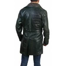 Blade Runner 2049 Ryan Gosling Leather Jacket Coat Leather Coat With Fur Mens Street Style Leather Coat