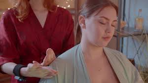ASMR Massage - Breasts Massage by Angelica to Liza