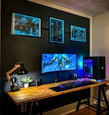 New Home New Office Battlestations Gamerroom Diy Home Office Setup Video Game Rooms Room Setup