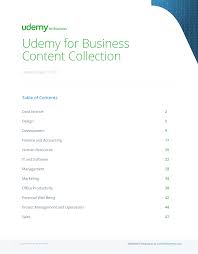 Udemy For Business Content Collection Manualzz Com