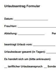 Sie finden hier die anleitung zur vorlage bzw. Urlaubsantrag Formular Pdf Vorlage Download Chip