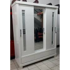 Lemari pakaian sliding 3 pintu jati harga murah model desain almari baju kayu jepara minimalis mewah dan modern terbaru slidingdoor geser yang bisa anda terapkan sebagai furniture atau perabot kamar anda yang mempunyai ukuran yang kurang luas atau sempit. Lemari Pakaian Kayu Blokteak Duco Putih Halus 3 Pintu Pintu Sliding Lemari Minimalis Shopee Indonesia