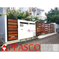 Mungkin anda bertanya, apakah penting rumah kita dipasangi sebuah pagar? Pagar Minimalis Modern Kayu Grc Di Cimanggu Bogor Shopee Indonesia