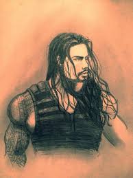 My Roman Reigns Drawing Roman Reigns Drawing Wwe Superstar Roman Reigns Wwe Roman Reigns
