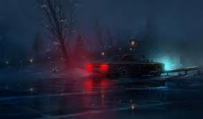 Find over 100+ of the best free car night images. Wallpaper Car Night Snow Light Hd Widescreen High Definition Fullscreen