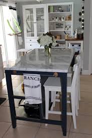 Fashion At Forty Ikea Kitchen Island Diy Kitchen Island Kitchen Island Ikea Hack
