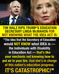 WOW. Trump's Education Secretary went
