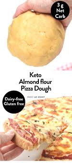 Keto Almond Flour Pizza Dough In 2020 Low Carb Baking Almond Flour Recipes Almond Flour Pizza Crust
