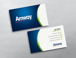 We offer a complete package. Amway Business Card 11