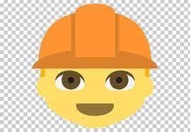 Emoji Emoticon Hat Smiley Construction Worker Png Architectural Engineering Cap Cartoon Construction Worker Emoji Construction Worker Emoji Emoticon
