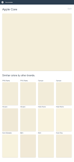 While you can find cheaper paint sprayers, you'll have to thin the paint for it to go through the sprayer nozzle. Apple Core Behr Click The Image To See Similiar Colors By Other Brands Kelly Moore Paint Glidden Paint Behr