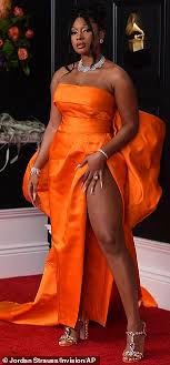 Megan thee stallion celebrated her three 2021 grammy award wins with a lavish private dinner alongside family and friends following the show. Mqiatwko3eq 3m