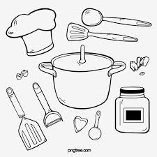 Chef cooking, chef holding cooking pot, chef illustration png clipart. Mao Desenhada Desenho De Linha Preta Utensilios De Cozinha Utensilios De Cozinha Utensilios De Cozinha Utensilios De Cozinha Imagem Png E Psd Para Download G In 2021 Cooking Clipart Kitchen Clipart