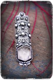 Up From The Ices A Sterling Silver And Quartz Crystal Filigree Saddle Ring Goruntuler Ile Yuzuk Taki Taslar