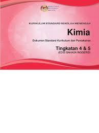 Novels + literature components tingkatan 4, 5 (spm). Dskp Kssm Chemistry Form 4 And 5 Versi English