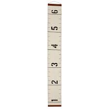 Canvas Ruler Hanging Growth Chart
