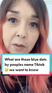 @tiktok what are those blue dots or shield by peoples name? We’re all  wondering 🤔 #yourfirstbiggirlcrush #momsover40 #todayilearned #13k #famous  #tik