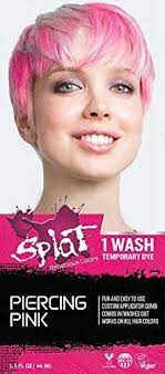 1 wash temporary hair dye by splat is the best way to express your color, but without the usual commitment to permanent color. Splat 1 Wash Temporary Hair Dye Piercing Pink Ninthavenue Europe