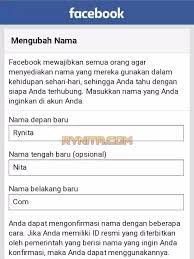 Cara ganti nama fb sepuasnyatanpa batas. Cara Mengganti Nama Fb Yang Sudah Limit Lewat Hp Tanpa Batas Rynita Com