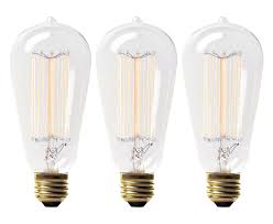 Ren Wil Lb001 3 Clear Pack Of 3 60 Watt Vintage Edison Light Bulbs Lightingdirect Com
