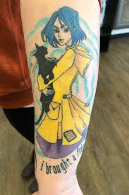 Find the latest coraline tattoos by 100's of tattoo artists, today on tattoocloud. Tattoo Uploaded By Rushmore Tattoo Company Healed Coraline Inspired Piece 911083 Tattoodo
