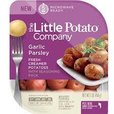 Creamer potatoes by the little potato company are easy to prepare, highly nutritious, and naturally buttery tasting. Garlic Parsley Microwave Potato Little Potato Company