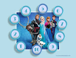 Frozen Sticker Charts