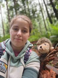 Caring for new trees at the walking park