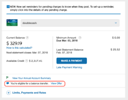 A linked citi account (not credit card or other ready credit) through citibank online or citiphone phone banking. How To Do A Balance Transfer With Citi Comparecards