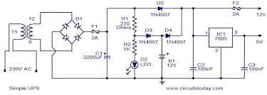 The block diagram is shown below. Simple 12v Ups Circuit Circuit Diagram Uninterruptible Power Supply Electrical Circuit Diagram