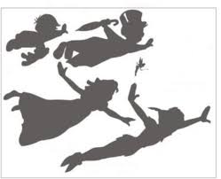 Peter Pan Character Silhouette Peter Pan Silhouette Peter Pan Flying Peter Pan