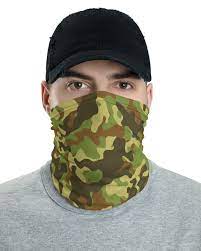 Camouflage Camo Face Mask Neck Gaiter Neck Gaiter Mens Face Mask Hat Liner