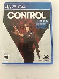 Control Sony Playstation 4 Ps4 2019 Case Disc Ships Fast Remedy Games Ps4 Games Book Cover Books