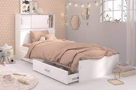 achat lit avec rangement pas cher retrait gratuit ou livraison a domicile decoration maison lit blanc lit rangement