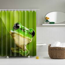 He was decorated for his services in the military. Big Green Frog Black Eyes On Leaf Shower Curtain Bath Decor Gojeek