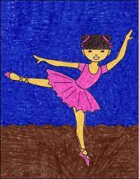 Today i will show you how to draw joe gardner and his cute little cat (mr. How To Draw A Ballerina Art Projects For Kids