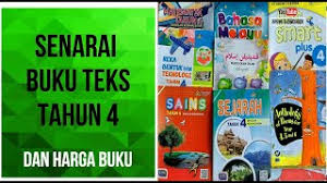 24 ogos hingga 30 september 2020 biasiswa pendidikan ipta negeri kedai sesi 2020/2021 tempoh : Senarai Buku Dan Harga Buku Teks Tahun 4 Sekolah Rendah Youtube