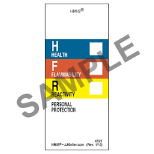 Colored chemical rating labels are easy to apply & use. Hmis Labels Markings And Stickers For Hazcom Compliance