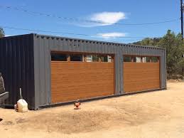 It provides you a big storage at an extremely affordable price. Shipping Container Garage Door Industrial Garage San Diego Von Easy Open Door Company Inc Houzz
