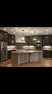 Pin By Nick N Williams On Dream Remodel Ideas Dark Kitchen Cabinets Brown Kitchen Cabinets Trendy Kitchen Backsplash