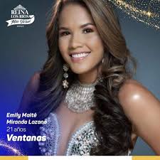 troy.inf Se Quedó En Casa La Corona De Los Ríos 👑👏👍♥️ Ventanas Logró  Está Noche El Triunfo #Emily Maite #Miranda Lozano Es La Nueva Reina De Los  Ríos Con 21 años edad