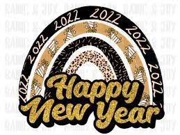 Happy New Year Png New Year Png 2022 Png New Year Etsy Happy New Year Png Rainbow Png Happy New Year